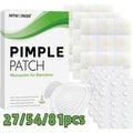 27/54/81-Piece HITWORKER Acne Patches - Infused with Salicylic Acid, Tea Tree Oil & Calendula Oil | For Acne & Blemishes, Residu