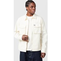 Fred Perry Ripstop Pocket Overshirt, blanco
