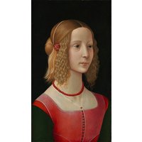 Workshop of Domenico Ghirlandaio, Portrait of a Girl Print