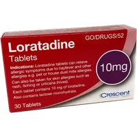 Loratadine 10mg tablets - 30 Tablets