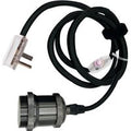 Black Plug-In Hanging Pendant Light Kit