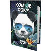 Uitnodigingen Panda 13.5x9cm