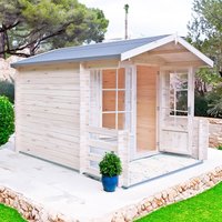 Shire Maulden 2.1m x 2.9m Log Cabin Summerhouse (19mm)