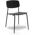 Workliving Bianca Eetkamerstoel - Houten Design Zwart Eiken
