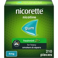 Nicorette Gum 4mg Freshmint 210 Pieces
