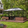 Elegant Pyramid Greenhouse for Wall Base | Pyramid Greenhouse for Wall Bases