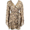 ACQUADICOCCO robe de plage courte Animalier Chic