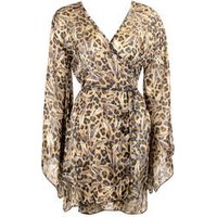 ACQUADICOCCO robe de plage courte Animalier Chic
