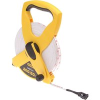 Stanley Open Reel Fibreglass Tape Measure Imperial & Metric 200ft / 60m 13mm