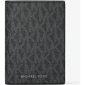 MK Porte-cartes Hudson à deux volets et à logo Signature - Noir - Michael Kors