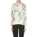 Flower print pullover