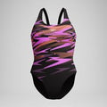 Maillot de bain Femme HyperBoom Placement sarcelle noir/corail