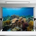 Underwater Seaweed Fish Summer Photography Backdrop - Aperturee
