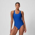 Maillot de bain Femme Colourblock Racerback bleu foncé