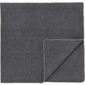 Bedeck of Belfast Florence Quilted Throw, Chalk/Charcoal