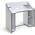Ultimate Controller Gaming Desk Black and White Ergonomic Design