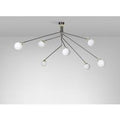 CTO Lighting Array Pendant - Large - DALI-A Ceiling Light bronze with satin brass details and shiny opal glass