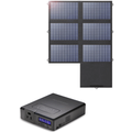 Allpowers Solar Generator Kit 200W Portable Power Bank 60W Solar Panel