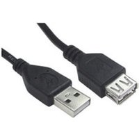 0.5m USB2.0 Type A (M) to Type A (F) Extension Cable