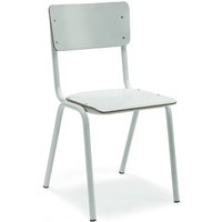 Workliving School Eetkamerstoel - Houten Design Wit