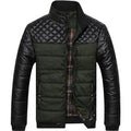 Men's Clothing 2023 Winter New Men's Cotton Jacket Plus Velvet Thickening Fit Stand Collar Youth Cotton Jacket Men