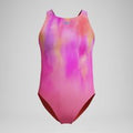 Maillot de bain Fille Pulseback imprimé rose