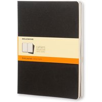 Schrift Moleskine 190x250mm lijn 240blz 70gr zwart