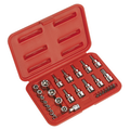 Sealey Premier TRX-Star* Socket & Security Bit Set 29pc 1/4"Sq & 3/8"Sq Drive