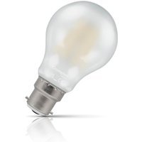 Crompton GLS LED Light Bulb B22 4.2W (40W Eqv) Dimmable Warm White Pearl Filament Bayonet Frosted