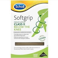 Scholl Softgrip Class 2 Knee Length Natural Large