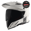 Axor X-Cross Adventure Motorcycle Helmet Gloss White