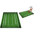 Football Field Crystal Velvet Play Area Rug - Anti-Slip, Machine Washable, Multiple Sizes & Styles | Wowcher