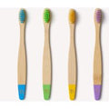 Children's Bamboo Toothbrush - 4 Pack - Multi-Colour