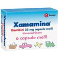 Xamamina bambini 25mg 6 capsule molli