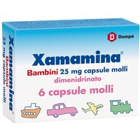 Xamamina bambini 25mg 6 capsule molli