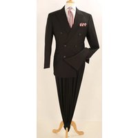 Apollo King Mens 2pc Double Breasted Suit with Pleated Pants