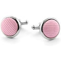 Boutons de Manchette en Soie F03 Rose