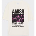 Amish T-shirt Crop Jersey Stay hard Dyed Ecru