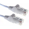Zexum White RJ45 Cat5e High Quality 24AWG Stranded Snagless UTP Ethernet Network LAN Patch Cable - 15 Meter