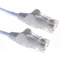 Zexum White RJ45 Cat5e High Quality 24AWG Stranded Snagless UTP Ethernet Network LAN Patch Cable - 15 Meter