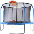 Air King Pro 12ft  with Safety Enclosure - Free Basketball & Water Mister - Blue