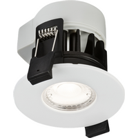 KnightsBridge 230V IP65 5W Fire-rated LED Dimmable Downlight 4000K