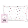Silver Cloud Satin Heart Pillowcase Love Heart Infused With Silver Ions