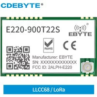 10pcs Up Grade LLCC68 LoRa Module 868/915MHz Wireless Module 22dBm UART Wireless Transmitter Receiver RF Module E220-900T22S