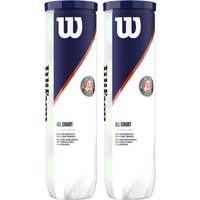 Wilson Roland Garros All Court 2 Tubes De 4