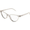 SAINT LAURENT Kvinde SAINT LAURENT SL M138 004 Optiske stel Acetat Beige Transparent Cat Eye