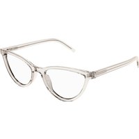 SAINT LAURENT Kvinde SAINT LAURENT SL M138 004 Optiske stel Acetat Beige Transparent Cat Eye