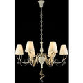 Casa Padrino Barock Kristall Decken Kronleuchter WeiÃ 87 x H 65 cm Antik Stil - MÃ¶bel LÃ¼ster Leuchter HÃ¤ngeleuchte HÃ¤ngelampe
