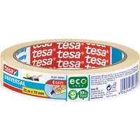 Afplaktape tesa®  Economy 25mx19mm geel