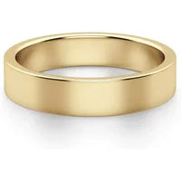 Alianza Clásica Flat 4 MM Oro Amarillo 585 (14K)